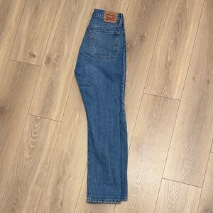 Levi's Blue Distressed Straight Leg Women’s Jeans